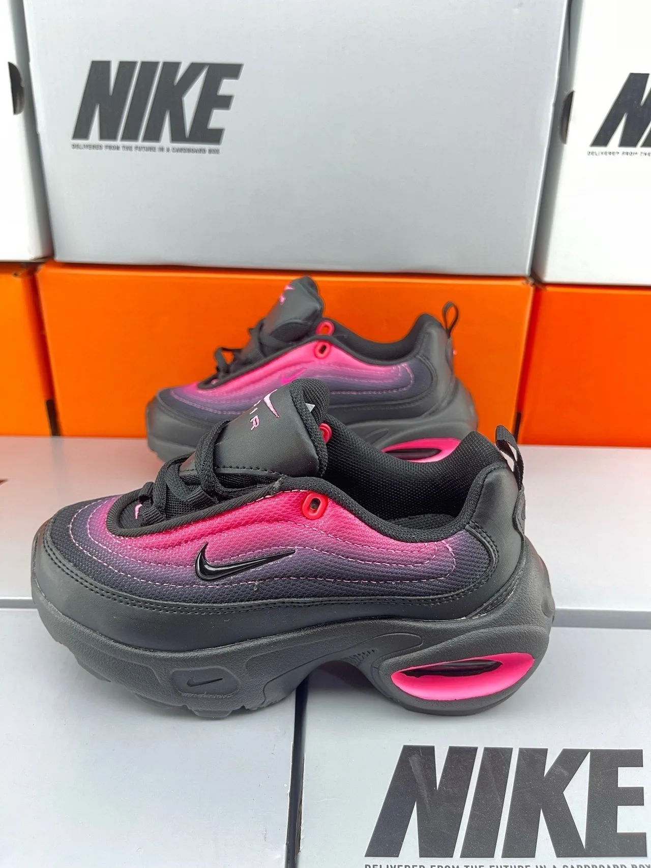 Nike Air Max 200 Neon Lime Green Black Chunky Sneakers 15
