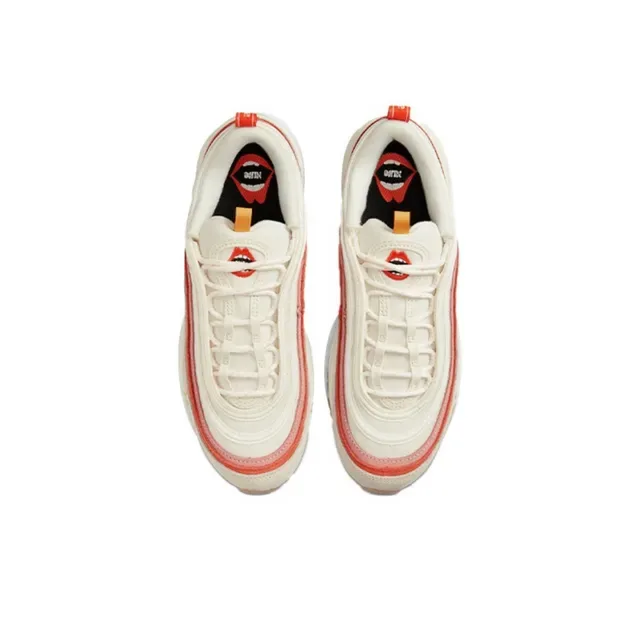 Nike Air Max 97 Off-White Coral Orange tênis lifestyle 3