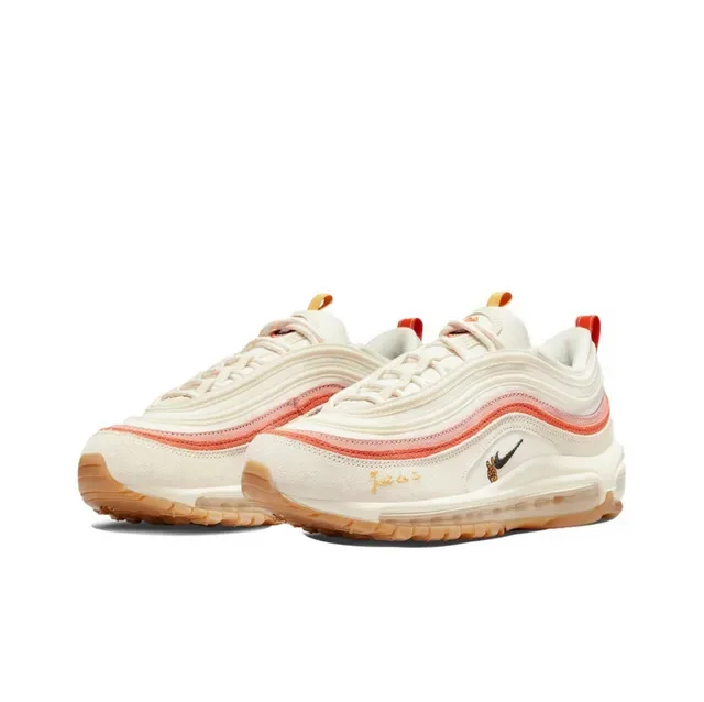 Nike Air Max 97 Off-White Coral Orange tênis lifestyle 5