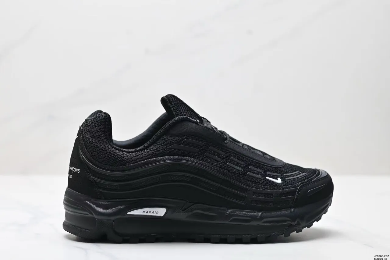 Nike Air Max Plus Black Monochrome Lifestyle Sneakers 9