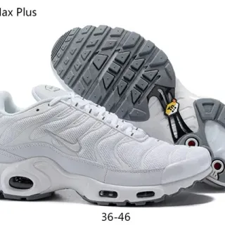 Nike Air Max Plus أبيض و رمادي حذاء أسلوب حياة
