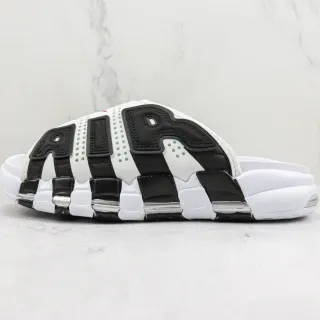 Nike Air More Uptempo Slide Branco Preto Chinelo