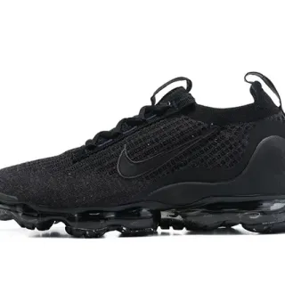 Nike Air VaporMax काला ट्रिकोट रनिंग जूते