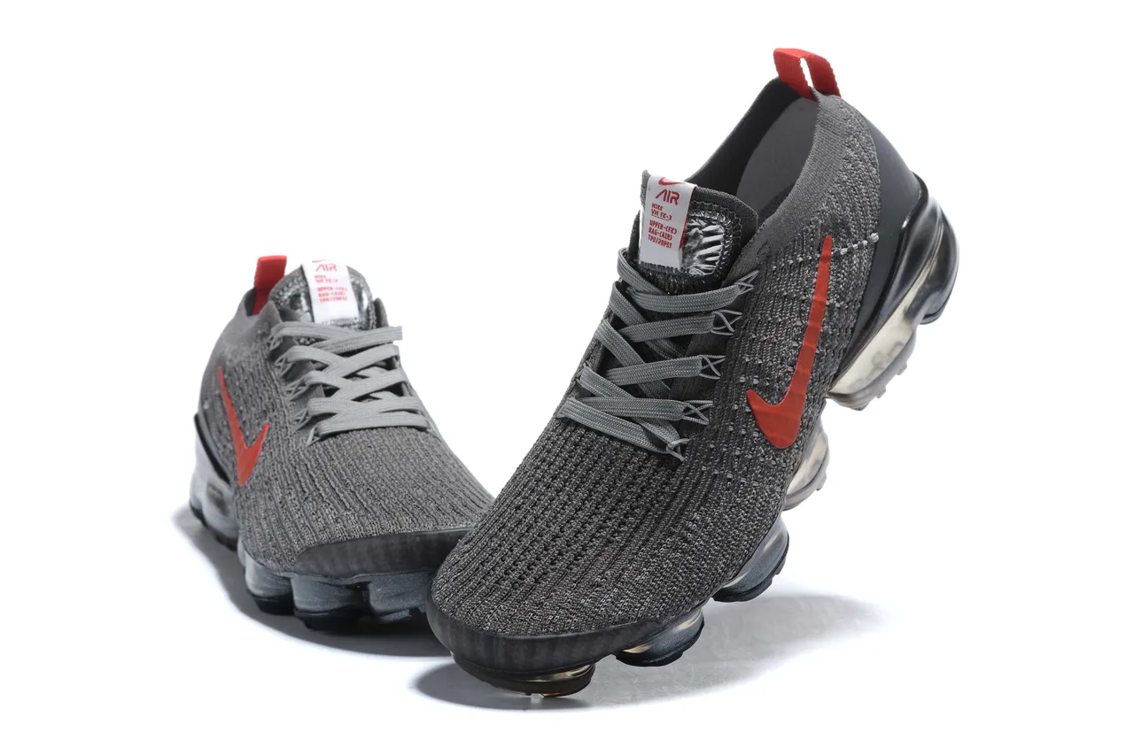 Nike Air VaporMax Plus Gray Red Running Shoes 2