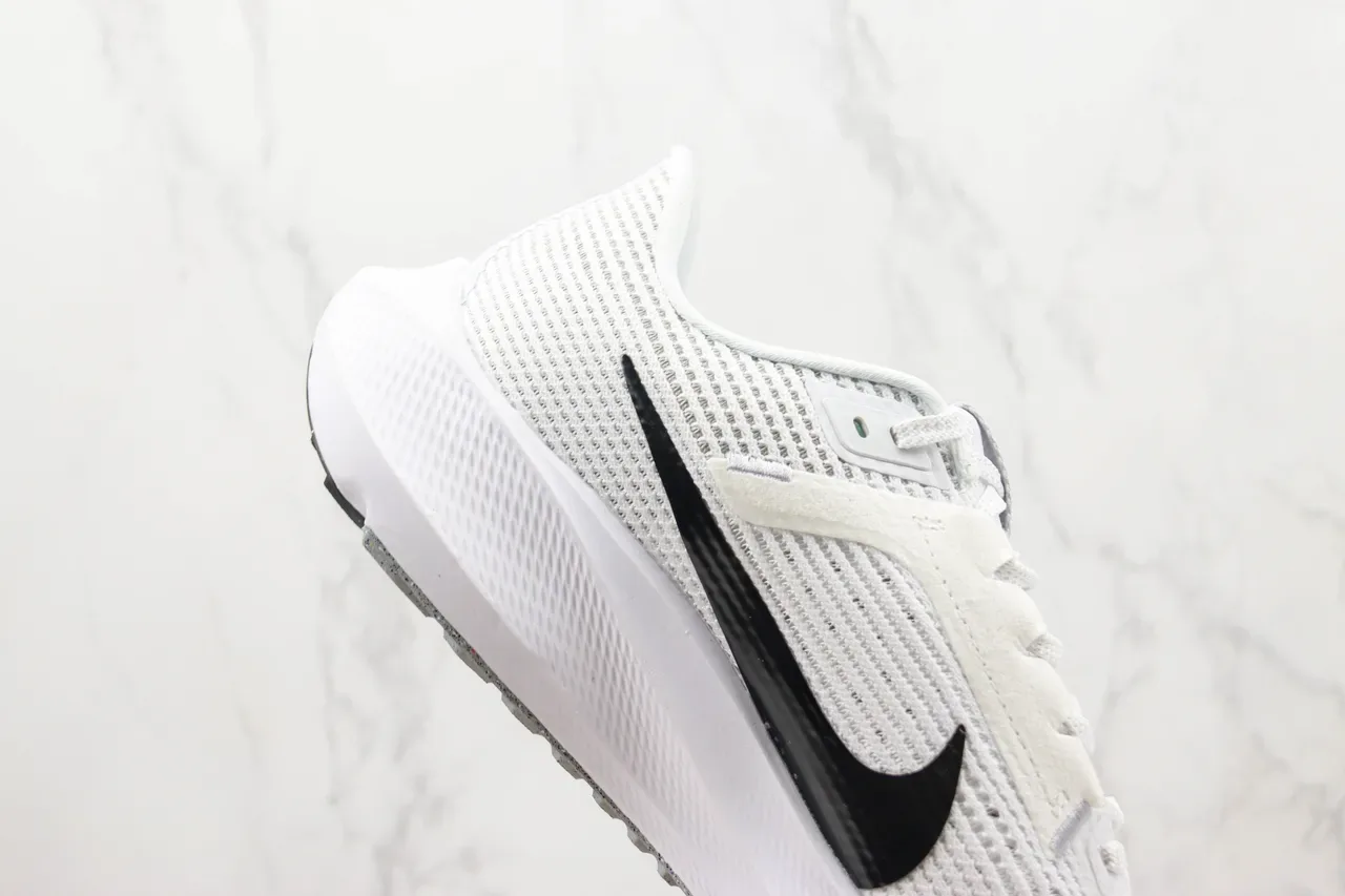 Nike Air Zoom Pegasus 40 White Gray Running Shoes 5