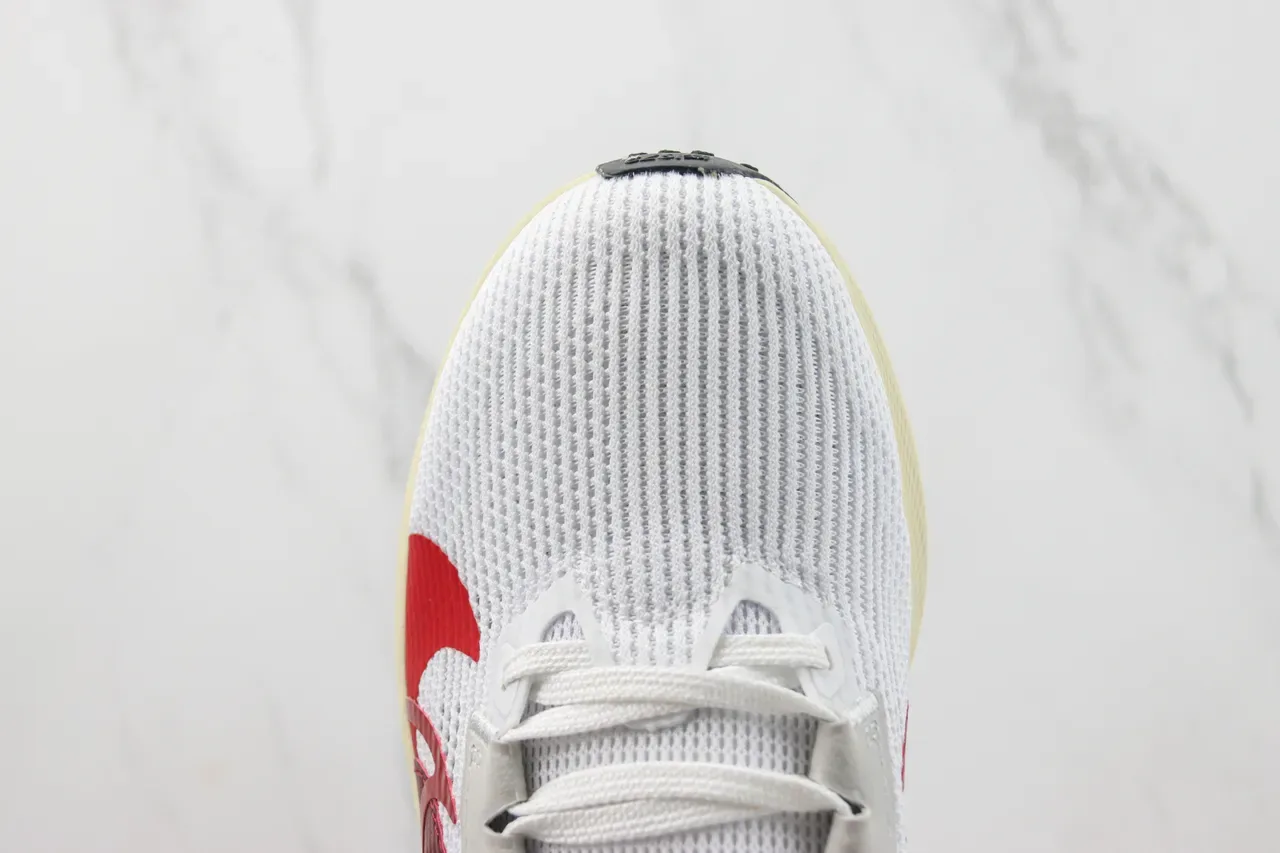Nike Air Zoom Pegasus 40 白红米色跑鞋 6