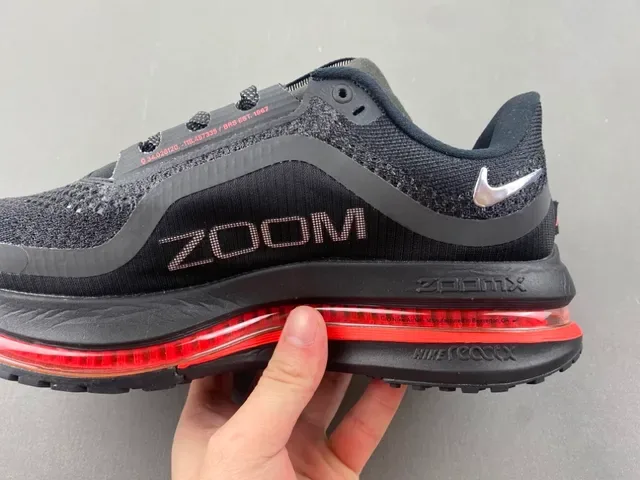 Nike Air Zoom Pegasus Black Red Running Shoes 5