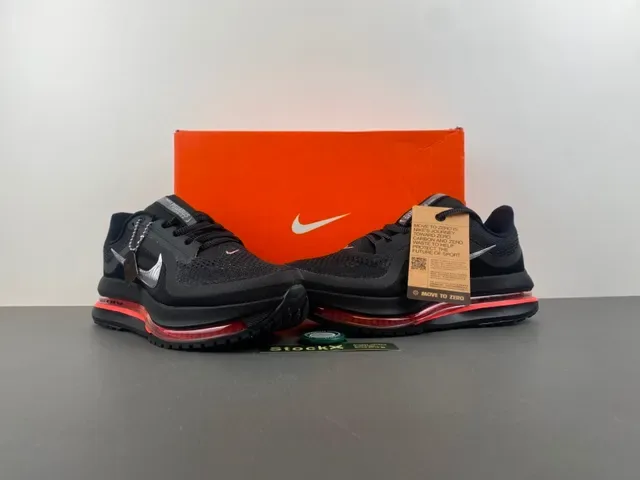 Nike Air Zoom Pegasus Black Red Running Shoes 14