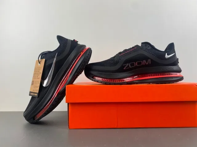 Nike Air Zoom Pegasus Black Red Running Shoes 15