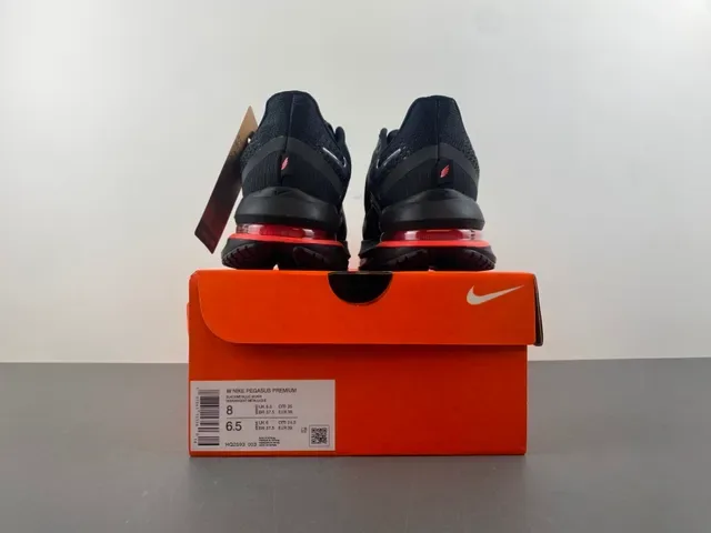 Nike Air Zoom Pegasus Black Red Running Shoes 18