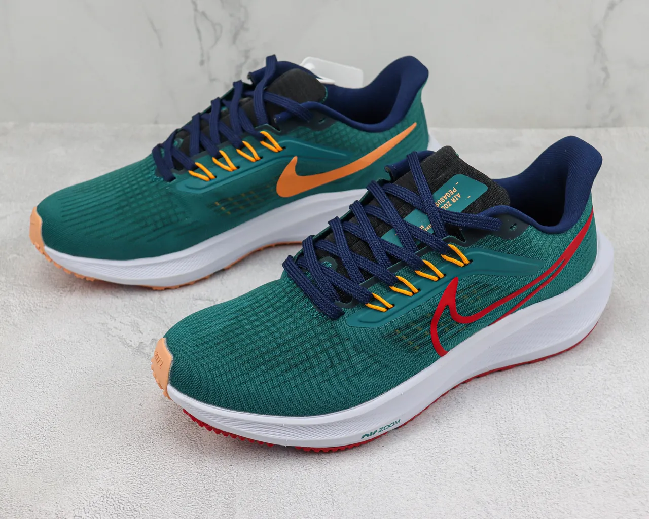 Nike Air Zoom Pegasus Teal Green Red রানিং শু 4