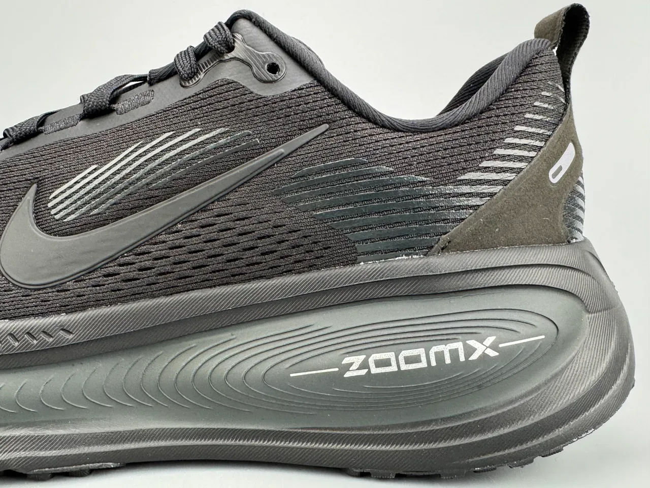 Nike Black Monochrome Engineered Knit Upper Running Shoes 4