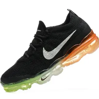 نايك أسود متعدد الألوان تريكو علوية طول كامل مرئي Air Sole أسلوب حياة حذاء رياضي
