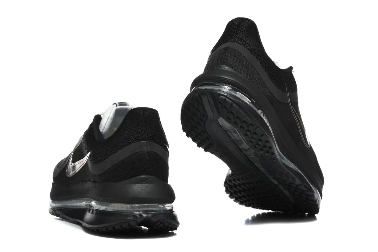 Nike Chaussures de course Noir Blanc Longueur Complète Visible Air Zoom Unit Mesh Upper 6