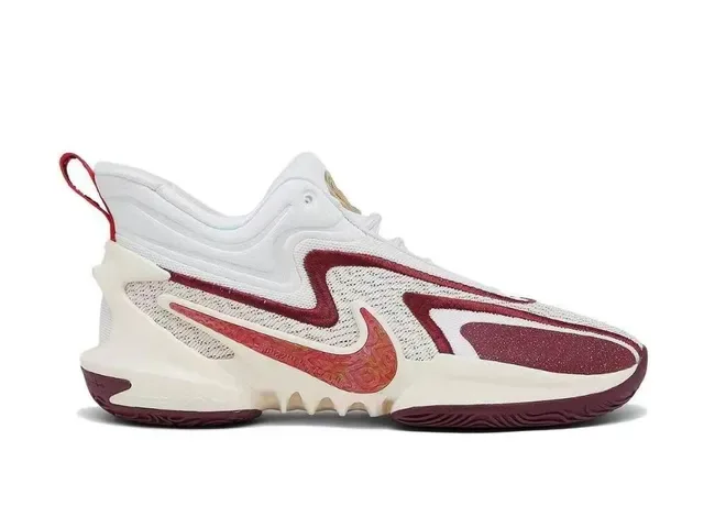 Nike Chaussures de Basketball en Bleu et Orange avec Upper en Knit et Mesh Midsole Sculptée Ondulée 8