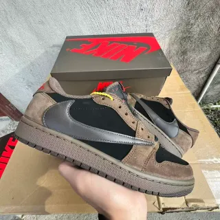 Nike بني أسود مفككة أسلوب الحياة أحذية رياضية