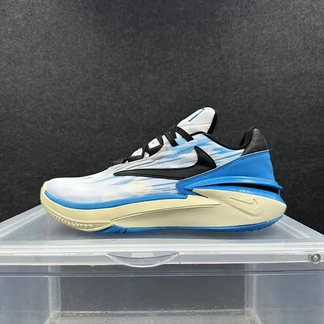 Nike Cosmic Unity أبيض أزرق أسود أحذية كرة السلة low-top 2