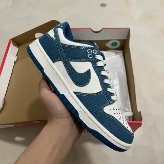Tênis Nike Dunk Low Denim Navy e White Lifestyle