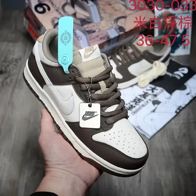 Nike Dunk Low 白棕生活方式运动鞋 2