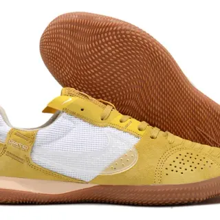 Nike Gato Mustard Yellow White Indoor Soccer Shoes