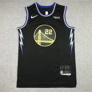 Nike 金州勇士城市版 黑黄蓝球衣