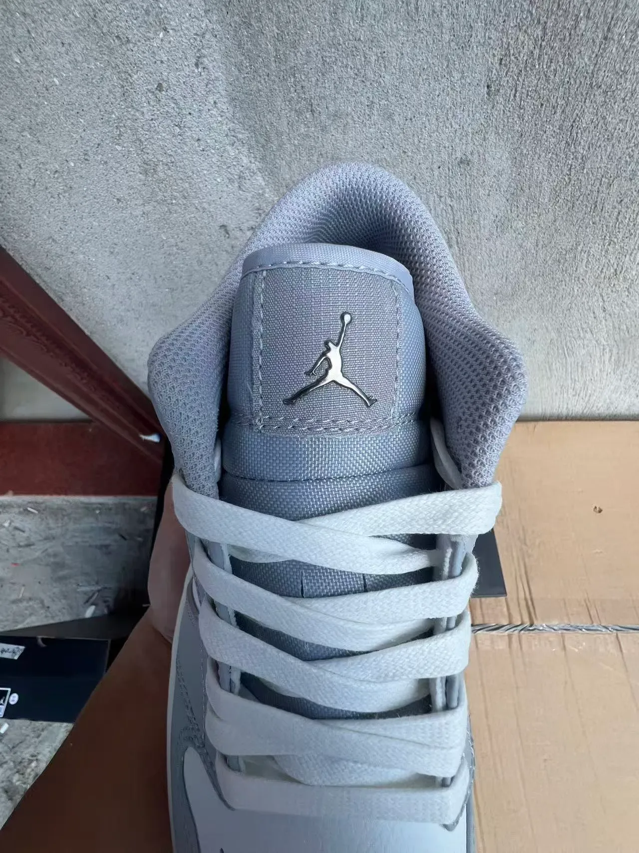 Nike Chaussures Gris et Blanc Low-Top Cupsole 4
