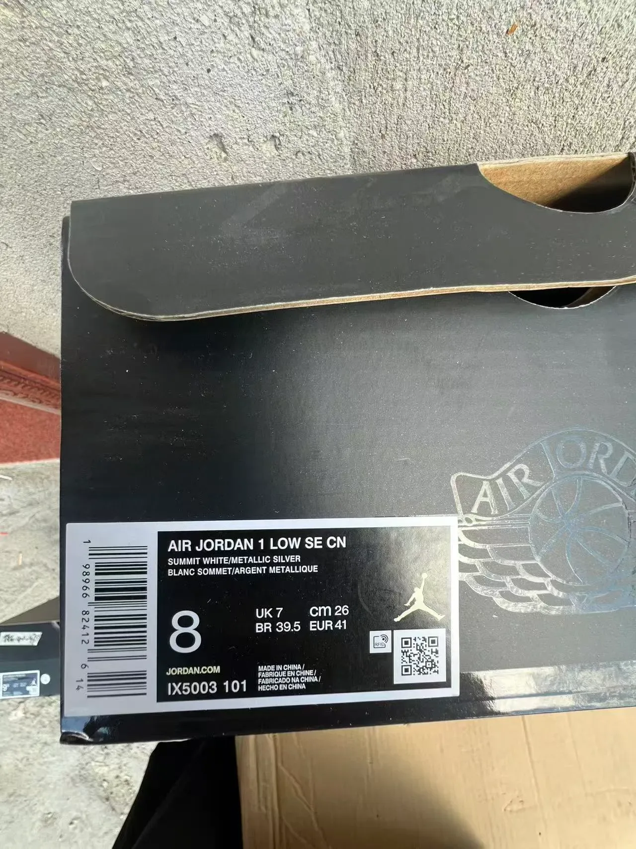 Nike Chaussures Gris et Blanc Low-Top Cupsole 10