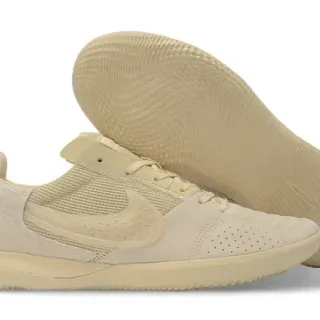 Nike Indoor Soccer Shoe Beige Monochrome Lifestyle Sneaker