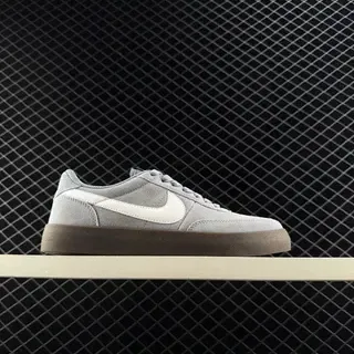 Nike Killshot Vulc رمادي سويد أبيض Swoosh حذاء نمط الحياة الرياضي