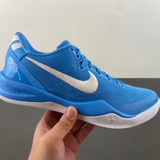 Nike Kobe 8 System Blue White बास्केटबॉल जूते