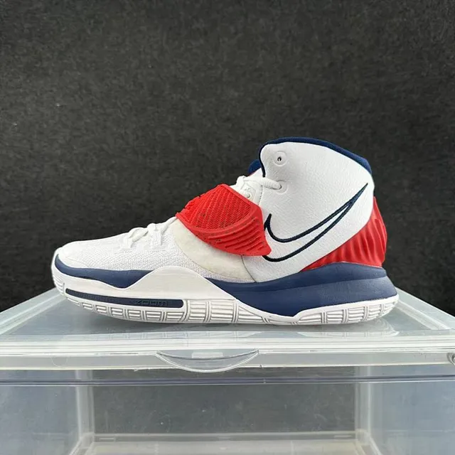 Nike Kyrie 6 Team USA Blanco Rojo Marino Zapatos de Baloncesto 2