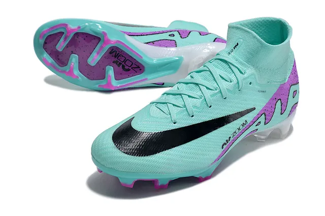Nike Mercurial Superfly Air Zoom Mint Purple Firm-Ground Zapatos de fútbol para terreno firme 3