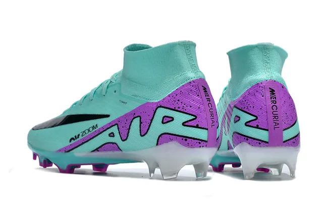 Nike Mercurial Superfly Air Zoom Mint Purple Firm-Ground Zapatos de fútbol para terreno firme 4