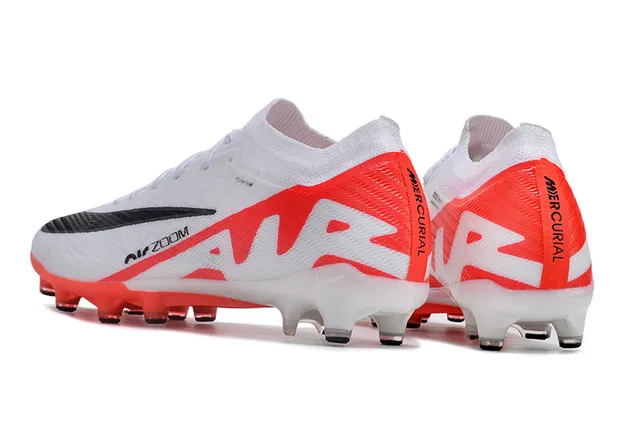 Nike Mercurial Superfly IX Elite White Orange Black কৃত্রিম ঘাসের ফুটবল জুতা 5