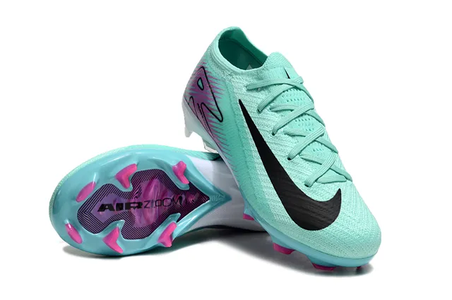 Nike Mercurial Vapor Air Zoom Mint Pink Firm-Ground Zapatos de fútbol 4