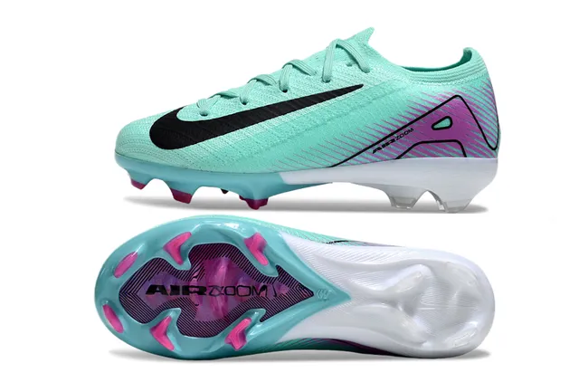 Nike Mercurial Vapor Air Zoom Mint Pink Firm-Ground Zapatos de fútbol 6