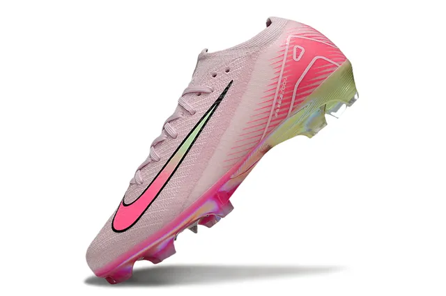 Nike Mercurial Vapor Air Zoom rose irisé crampons pour sol ferme chaussures de football 3