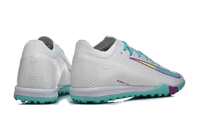 Nike Mercurial Vapor 白蓝 低帮 袜式领口 纹理针织鞋面 草地足球鞋 5