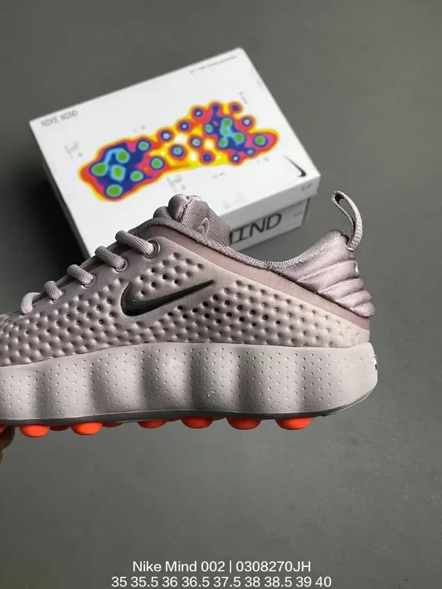 Nike Mind 002 Gris et Orange Chaussures Lifestyle 5