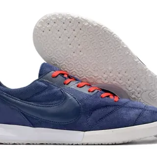 Nike أحذية رياضية Navy Red Low-Top جلد صناعي سويدي أعلى