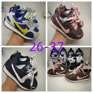 Nike Navy Yellow أحذية رياضية رجعية منخفضة