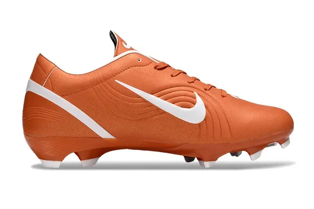 Nike Orange and White Firm-Ground Soccer Shoes 5