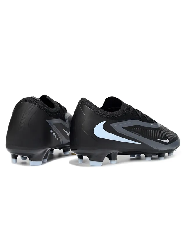 Nike Phantom GT Noir et Bleu Clair Chaussures de football pour terrain ferme 5