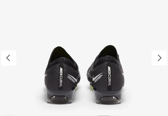 Nike Phantom GT أسود أصفر Flyknit Upper Air Zoom Cushioning Firm-Ground أحذية كرة القدم 3