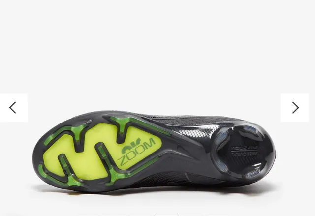Nike Phantom GT أسود أصفر Flyknit Upper Air Zoom Cushioning Firm-Ground أحذية كرة القدم 4