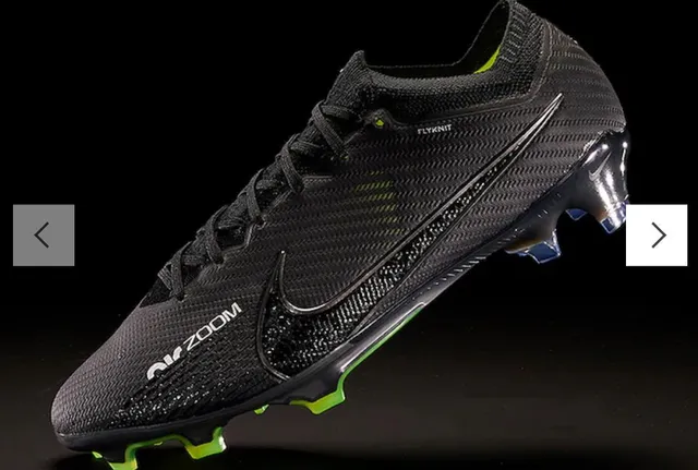 Nike Phantom GT أسود أصفر Flyknit Upper Air Zoom Cushioning Firm-Ground أحذية كرة القدم 6