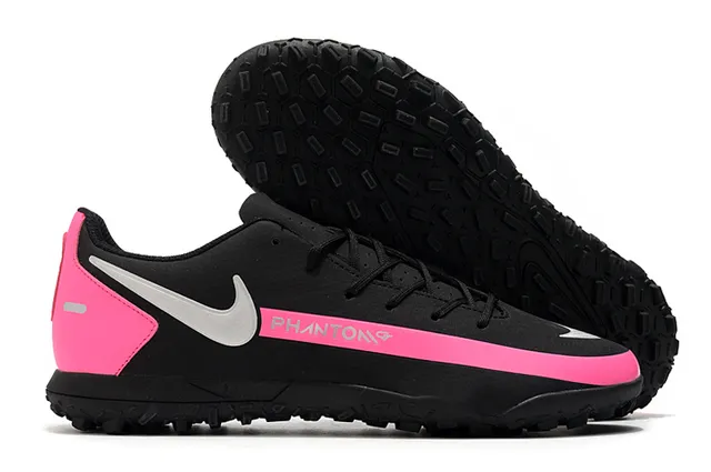 Nike Phantom GT Verde Azul Baixo Corte Malha Sintética Superior Swoosh Turquesa Sobreposição Sapatos de Futebol para Relvado 3