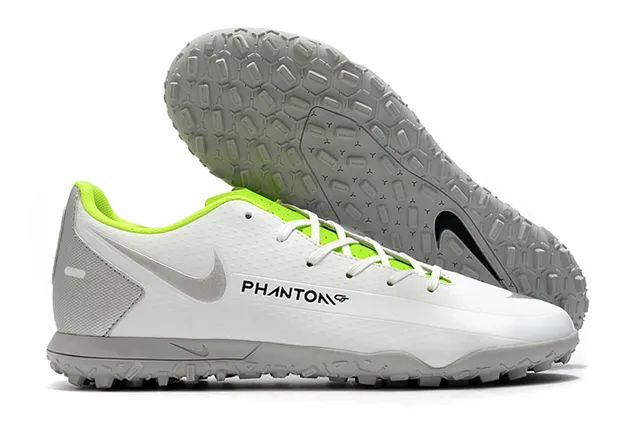 Nike Phantom GT Verde Azul Baixo Corte Malha Sintética Superior Swoosh Turquesa Sobreposição Sapatos de Futebol para Relvado 5