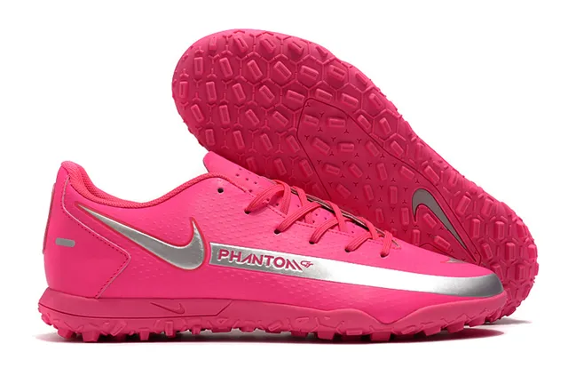 Nike Phantom GT Verde Azul Baixo Corte Malha Sintética Superior Swoosh Turquesa Sobreposição Sapatos de Futebol para Relvado 14