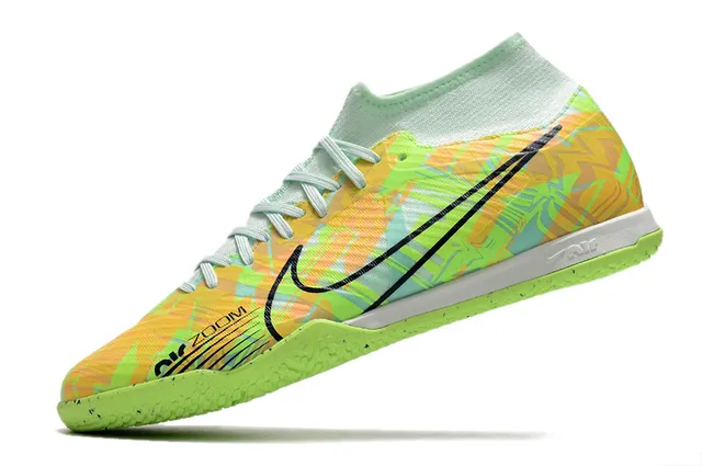 Nike Phantom GT इनडोर सोना गुलाबी धातु चांदी ऊपरी सॉक-फिट कॉलर इनडोर सॉकर जूते 21